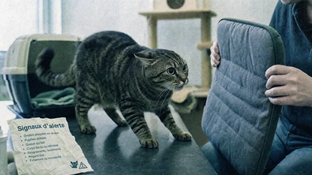 Agressivité du chat : oreilles plaquées, peur ou douleur, prédation