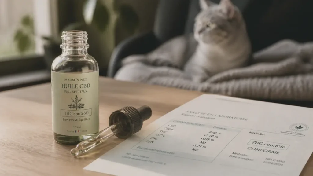 Meilleur cbd chat : huile THC contrôlé et dosage prudent pour chat