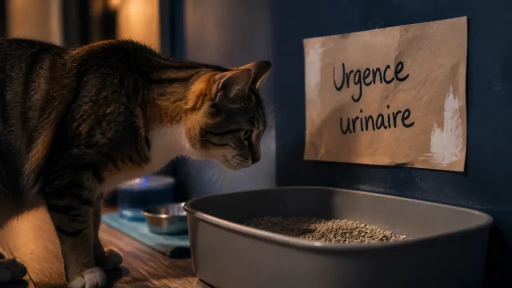 Problèmes urinaires du chat : sang dans les urines ou impossibilité d’uriner