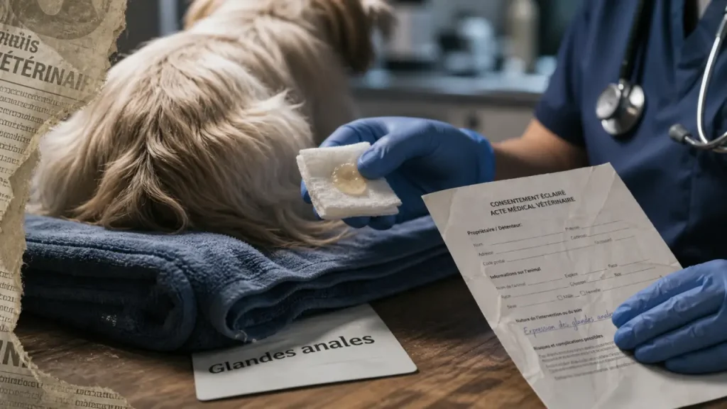 Vider glande anale chien : geste à éviter par vétérinaire