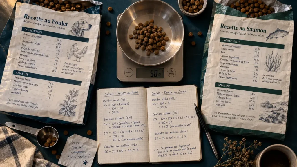 Composition des croquettes pour chat : lire l’étiquette sans se faire piéger par les glucides
