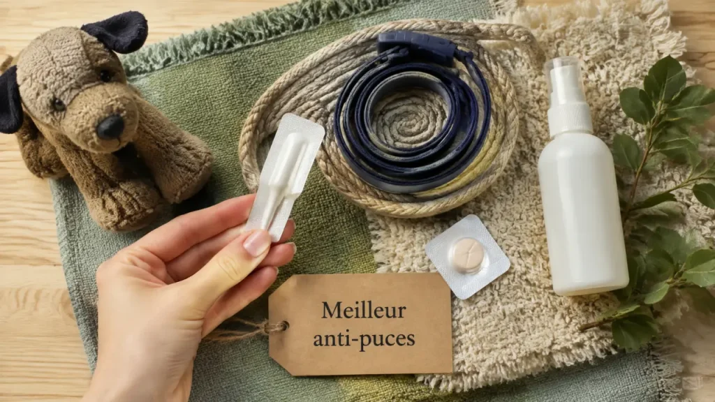 Meilleur anti puces chien : pipette, collier et spray antiparasitaire