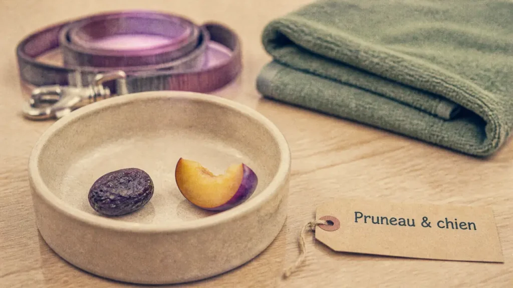 Pruneau chien : risque diarrhée, noyau et inconfort digestif